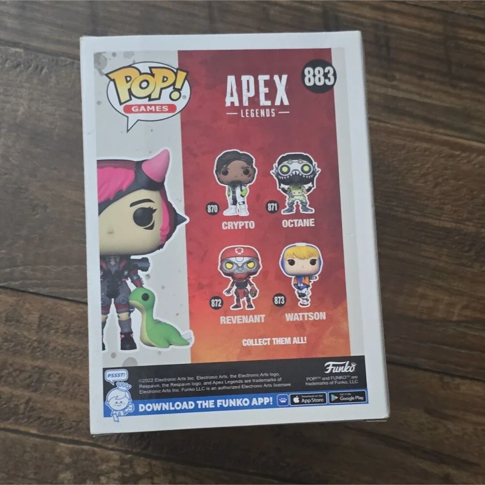 Funko Pop! Games Apex Legends Wattson w/ Nessie Cyber Punked #883 Exclusive